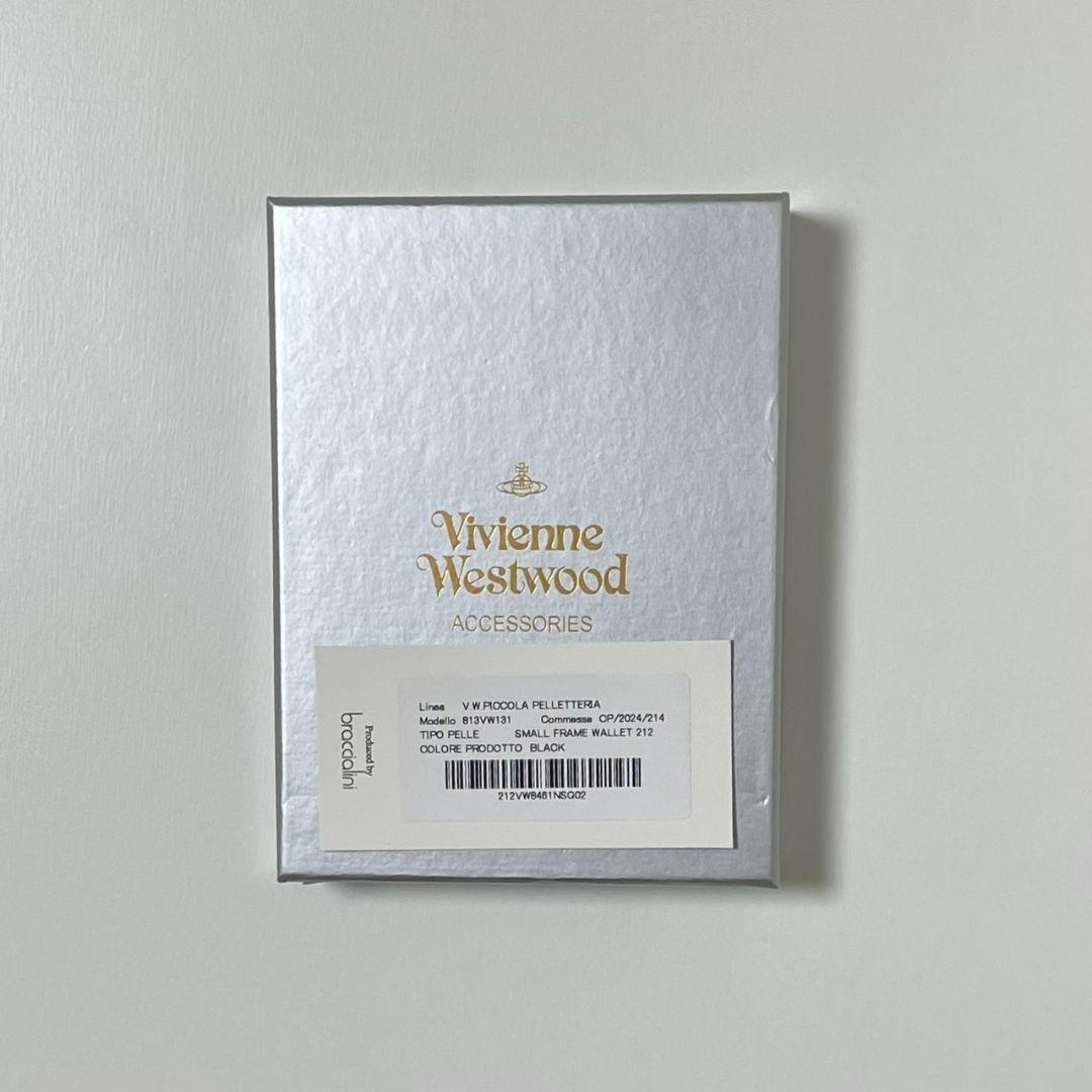 Vivienne Westwood 三つ折り財布 黒813VW131 新品