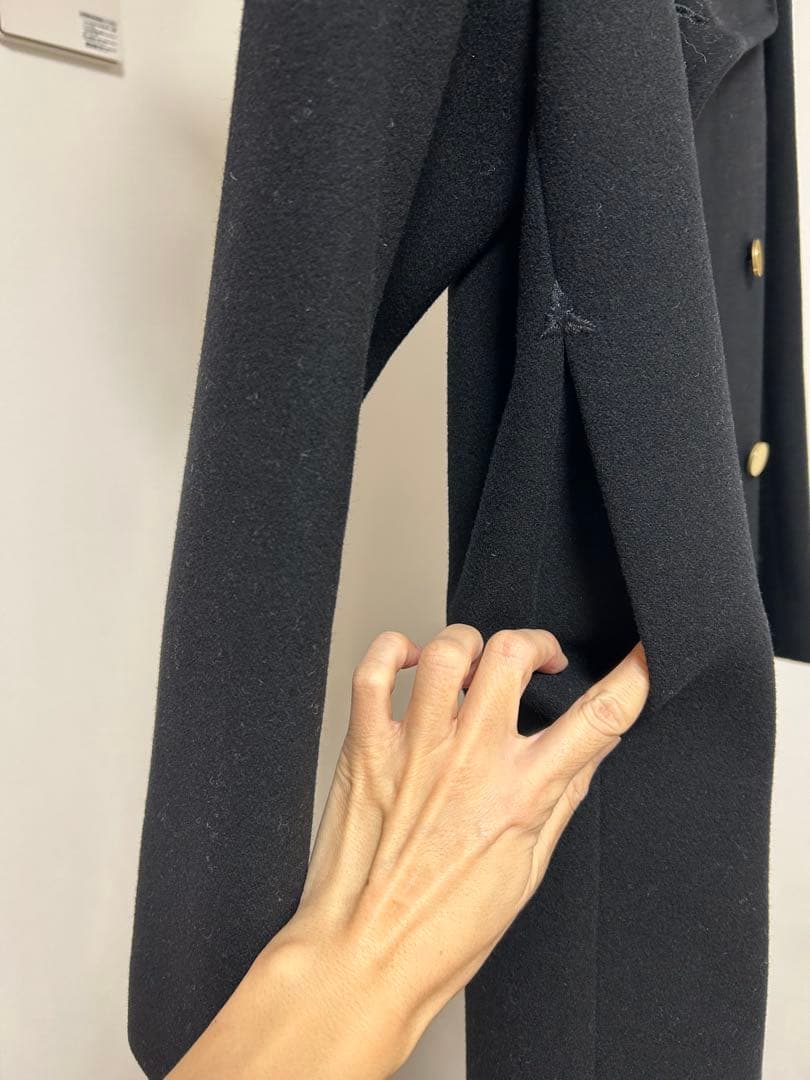 【美品】DRAWER ドゥロワー　コート　ブラック　36