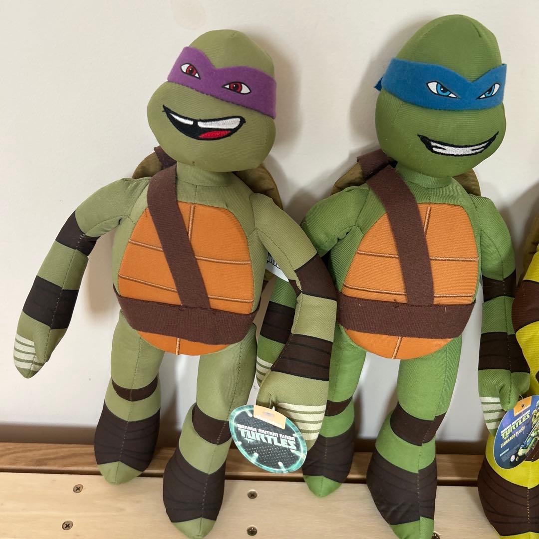 ミュータント・タートルズ ぬいぐるみ 3体セット