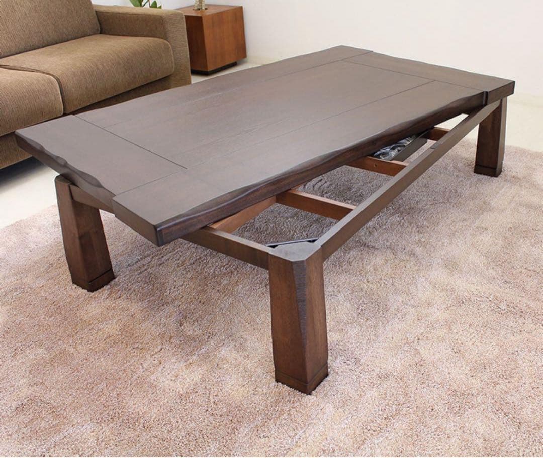 アウトレット☆家具調こたつ 和風モダン 暖卓 炬燵 継脚 長方形 120cm