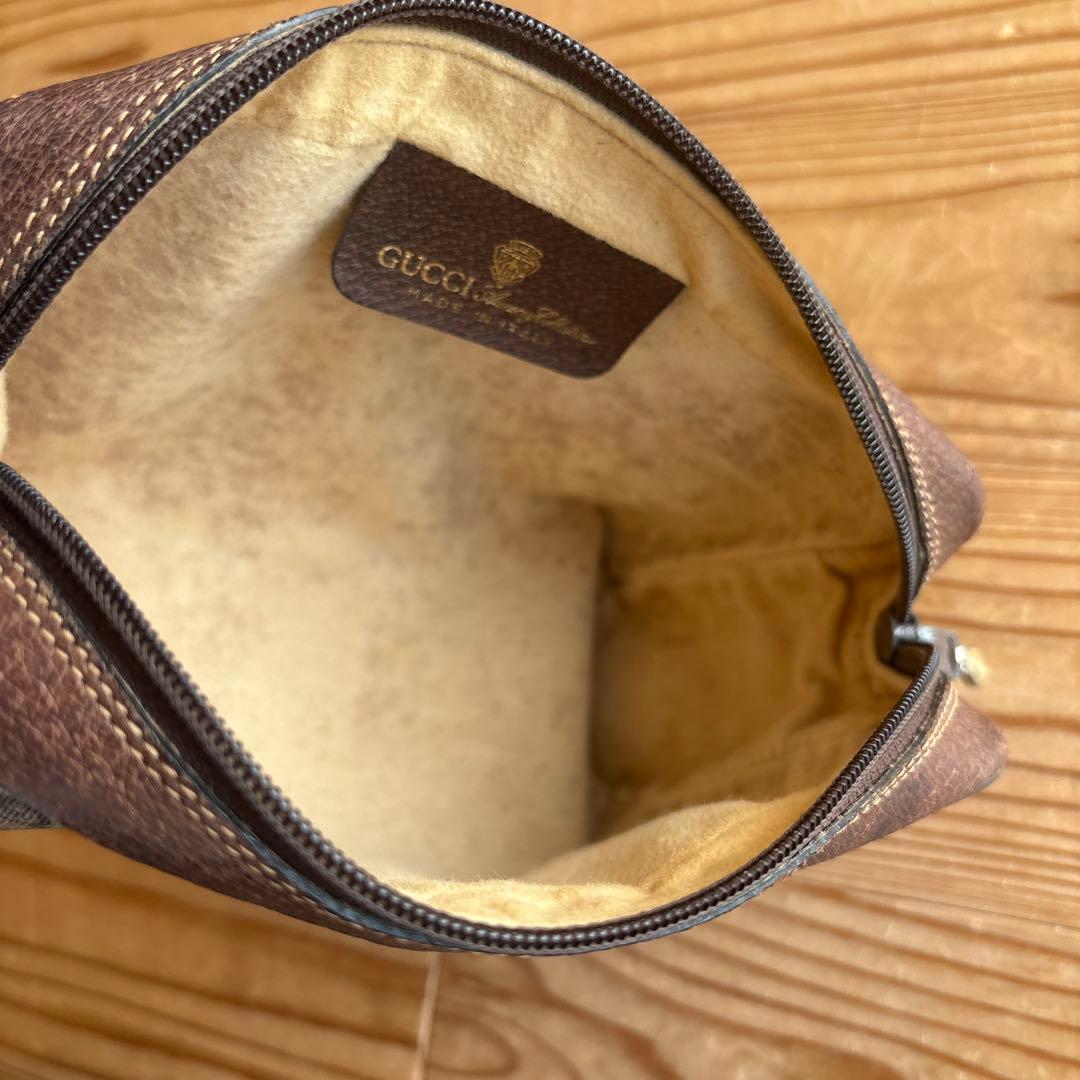 オールドグッチ　シェリーライン　ポーチ　クラッチバッグ