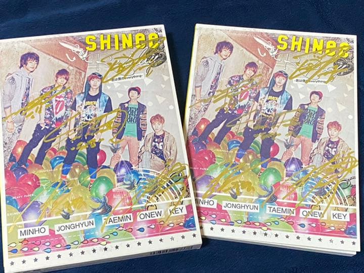 SHINee replay 直筆サイン入り プレミアム品