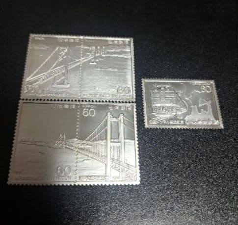 純銀レリーフ　極美品　3枚セット　日本製　限定品