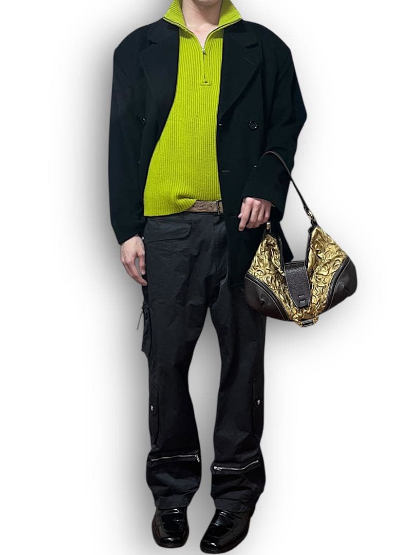 トップス 2000s C.P. Company half zip knit