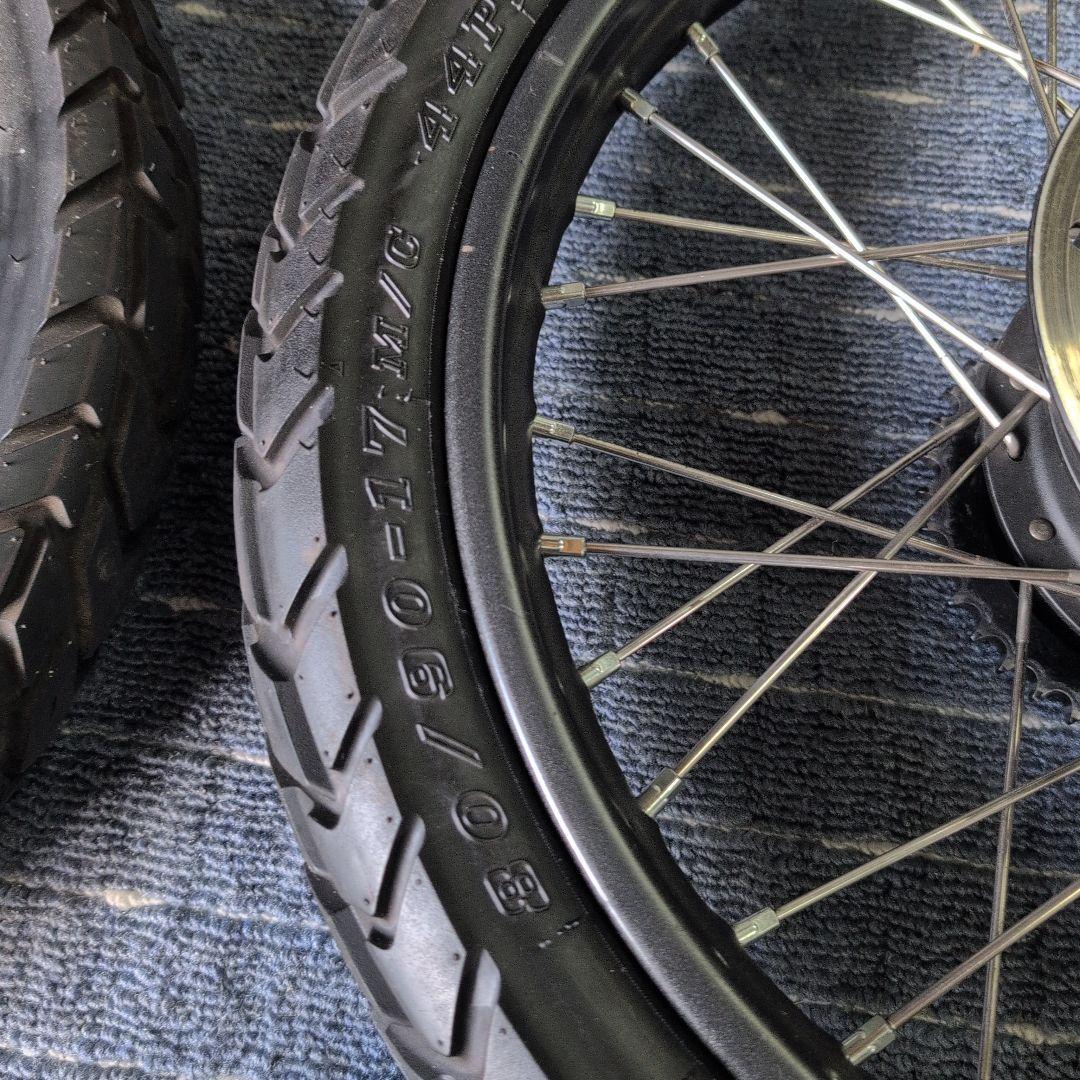 CT125 ハンターカブ　スポークホイールセット　デイスク、スプロケ付