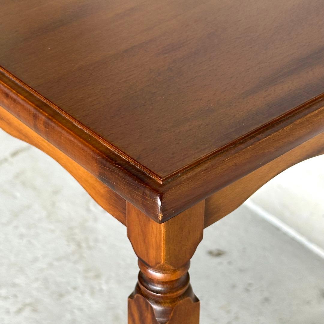 ✦80年代✦ 昭和レトロ 純喫茶の片隅にありそうな 木製コーナーテーブル 花台