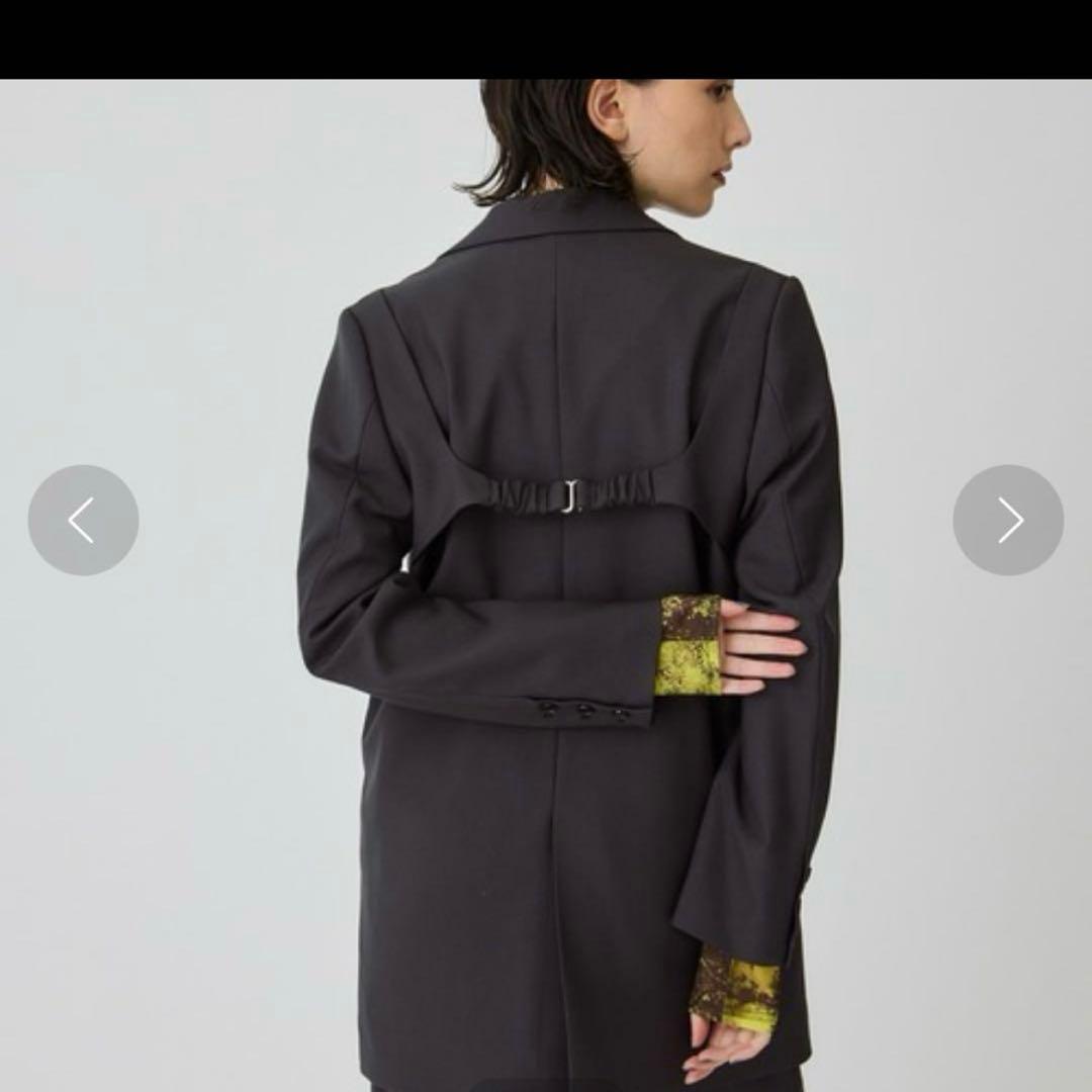 ダークグレー テーラードジャケット