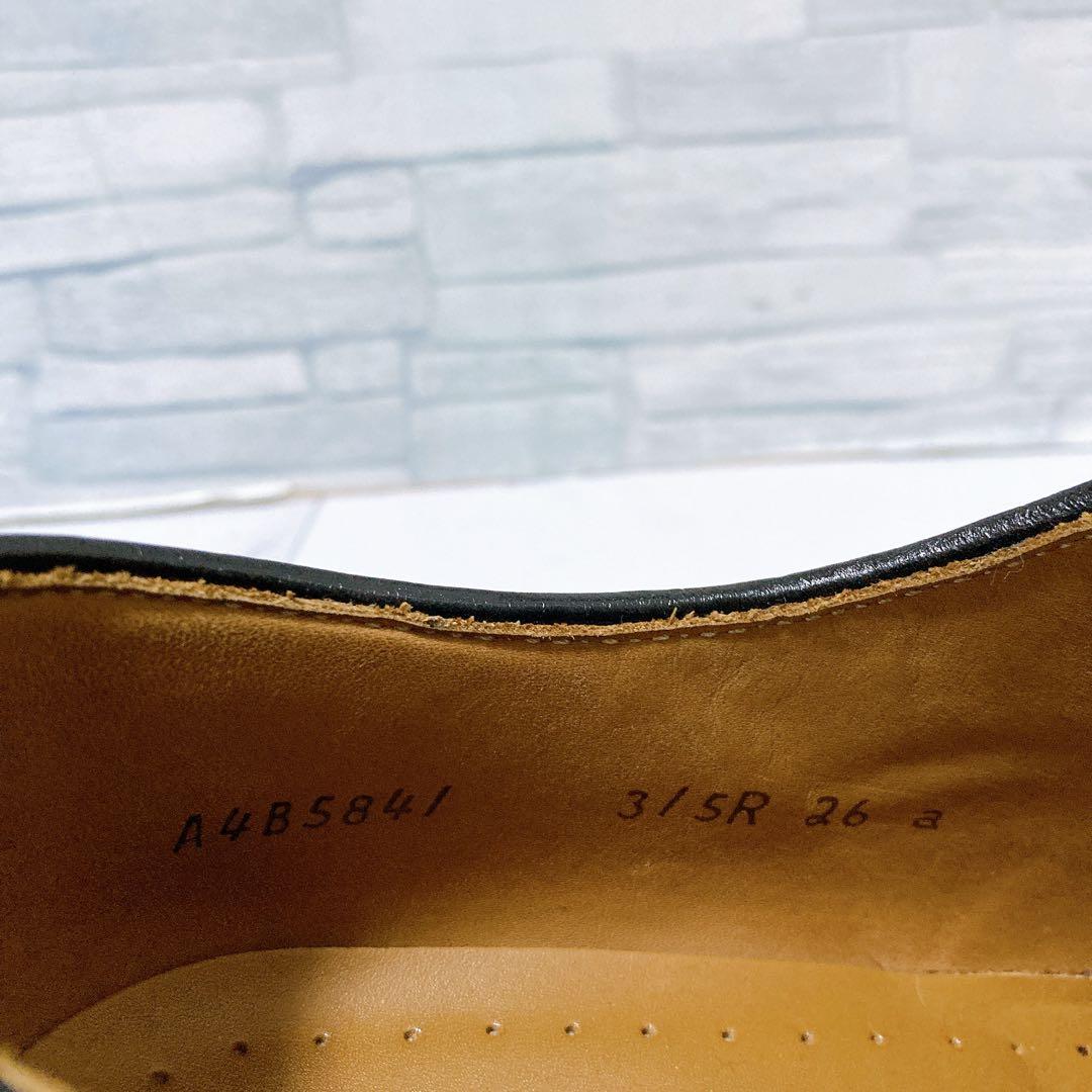 美品 REGAL ビジネスシューズ 315R ストレートチップ 本革 26 黒