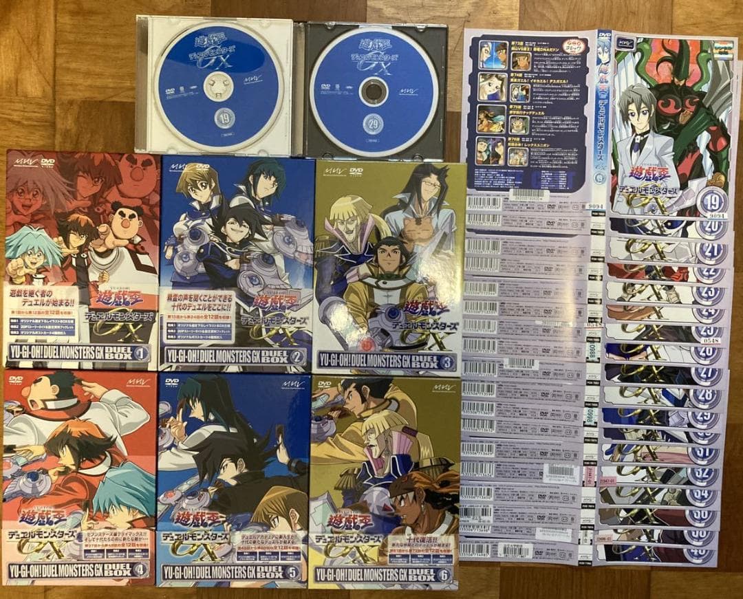 DVD 遊戯王デュエルモンスターズGX DUELBOX 1〜6＋レンタル落ち