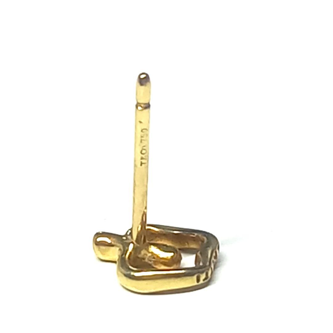 m様 アップル ピアス K18 リンゴ りんご 片方 片耳 750