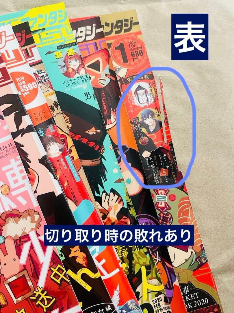 Gファンタジー地縛少年花子くんカラーページ&表紙切り抜きNo.1