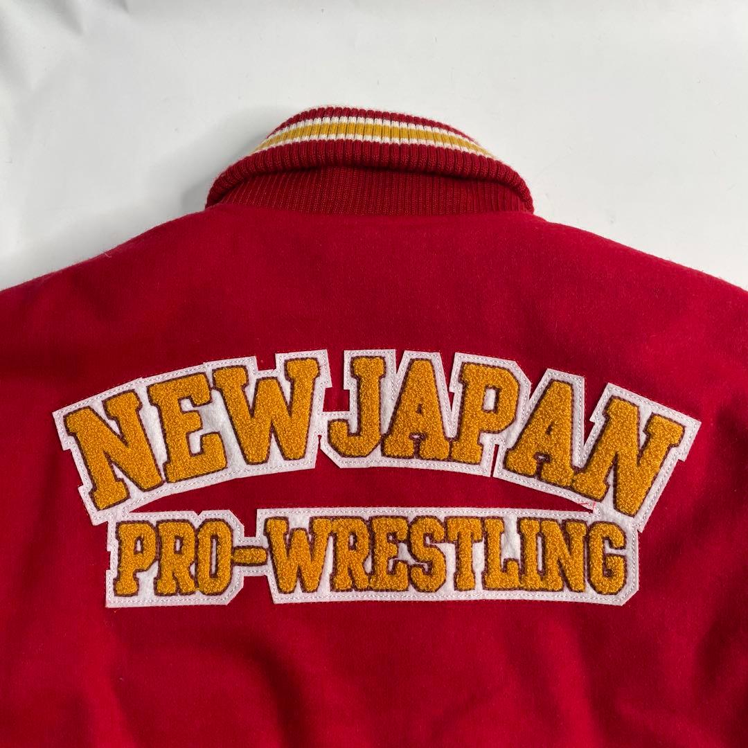 NJPW×SOUL スタジャン 新日本プロレス 別注モデル 袖革