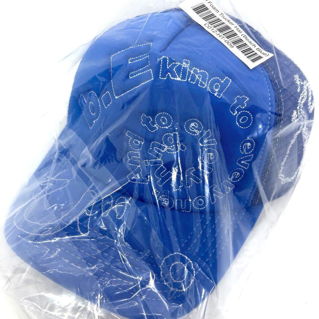 b.Eautiful メッシュキャップ Trucker cap blue