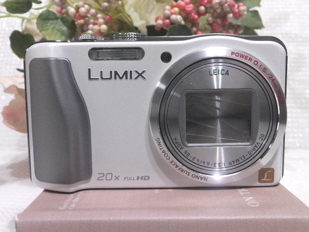 作動品 パナソニック LUMIX DMC TZ30 ホワイト 純正バッテリー付属