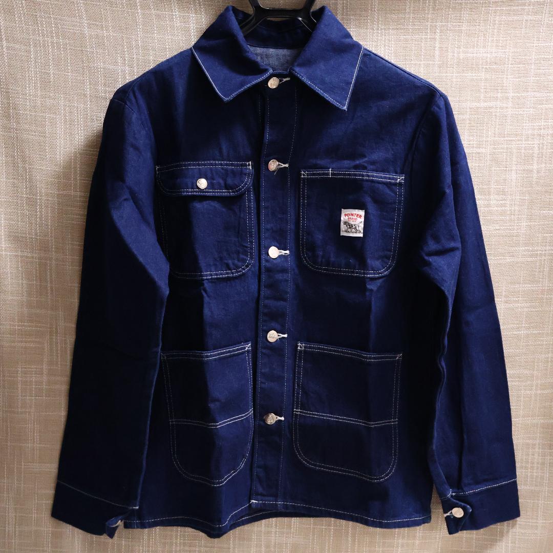 ポインター セミヴィンテージ 1990's ダークデニム カバーオール 36