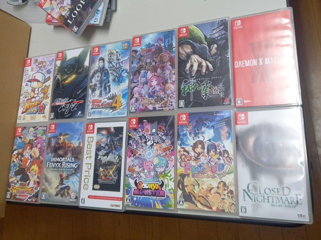 Switch　ソフト新品未開封12本、中古62本　合計74本セットまとめ売り