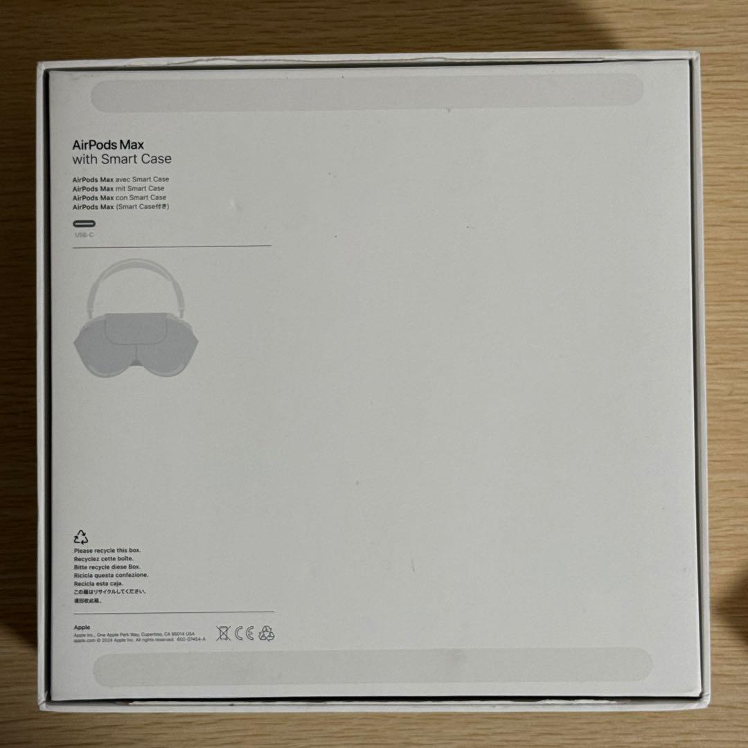 Apple AirPods Max (USB-C)ミッドナイト　クリアカバー付き