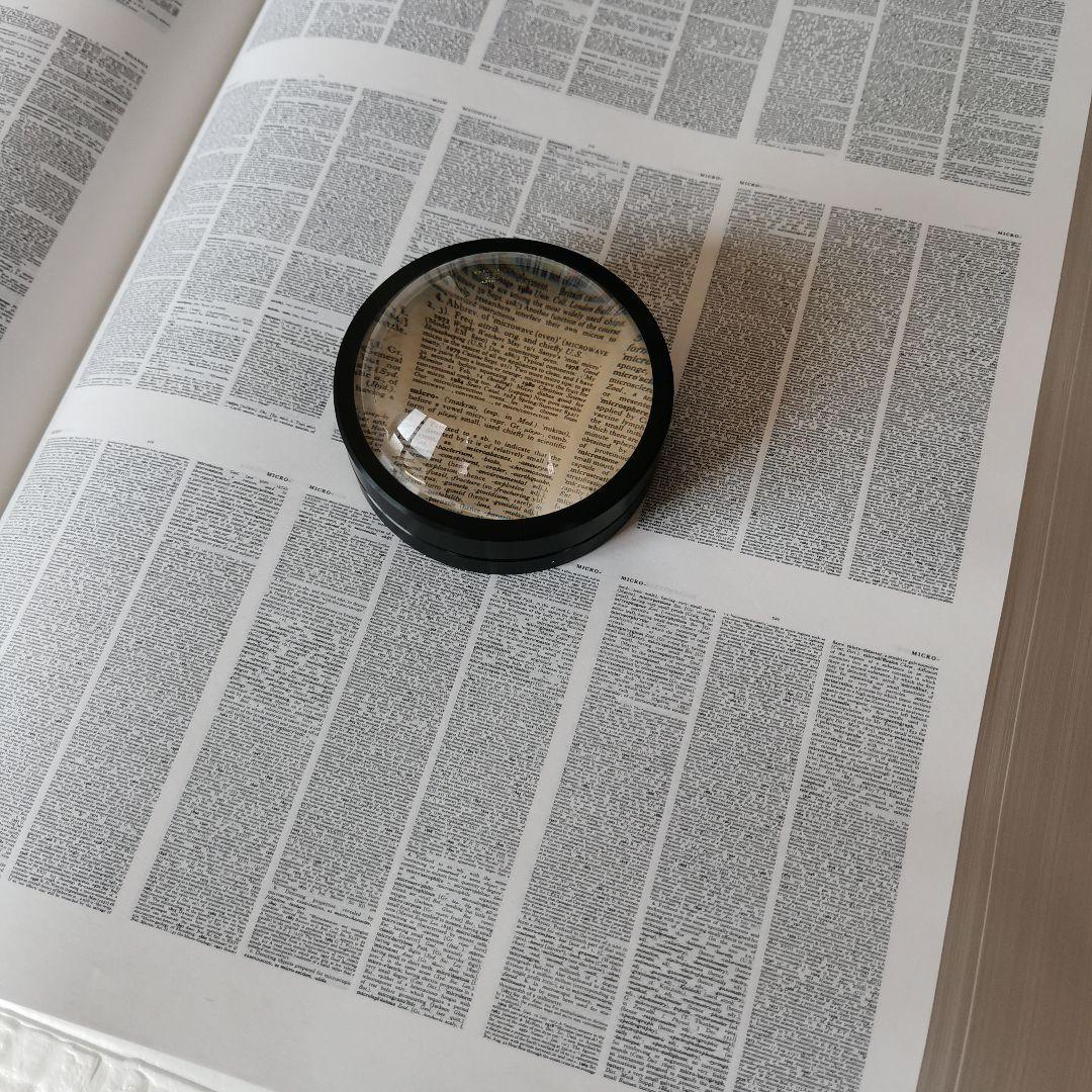 縮刷版 OED オックスフォード英語辞典　１巻本　拡大鏡・ユーザーガイド付き