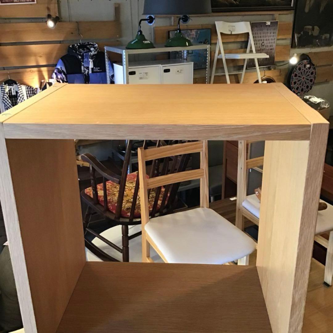 無印良品 スタッキングシェルフ オーク材 本棚