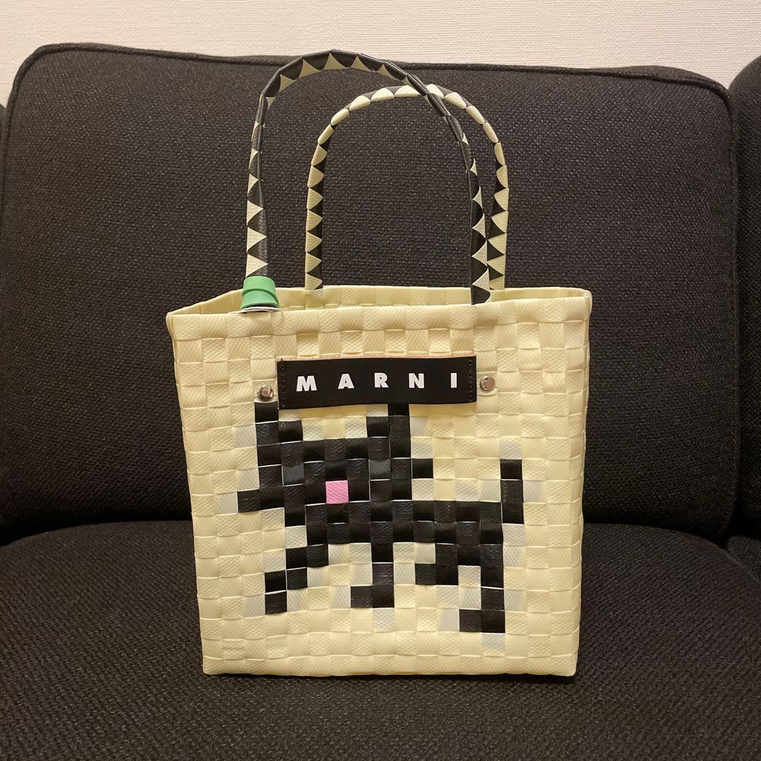 最終値下げ　未使用新品　マルニ　アニマルバスケット　ブラックキャット