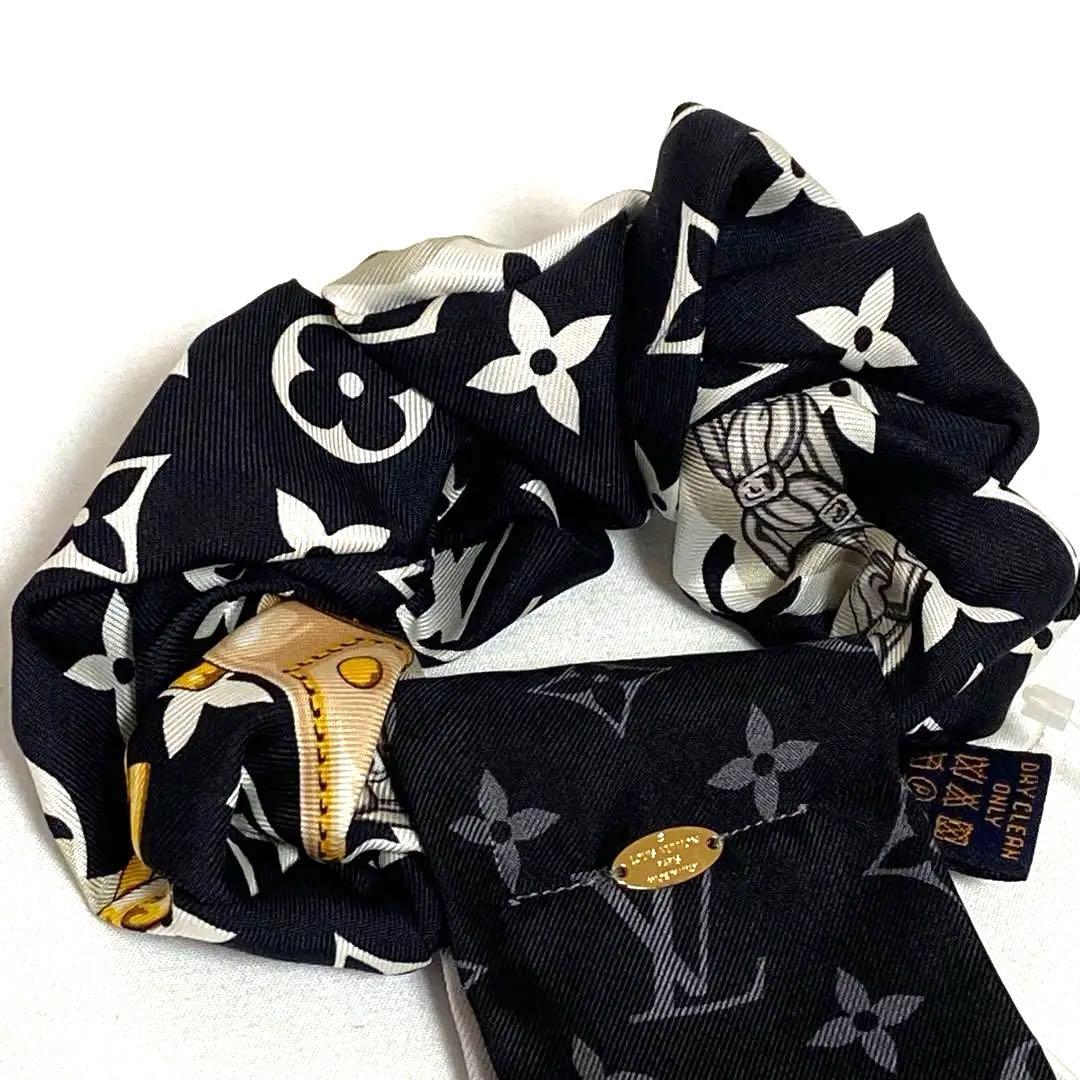 LOUIS VUITTON ルイ・ヴィトン モノグラム シルク シュシュ