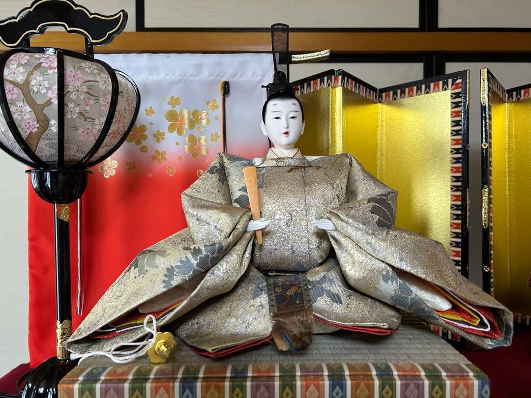 【美品】七段式雛人形飾り