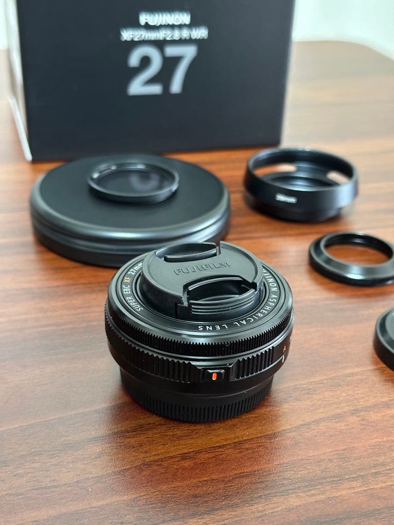 FUJIFILM XF27mmF2.8 R WR + ブラックミストフィルター