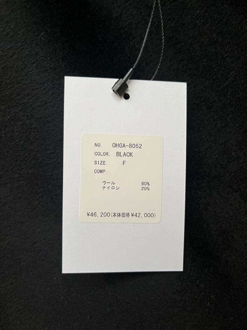 【新品・未使用】 OHGA BOWTIE PONCHO