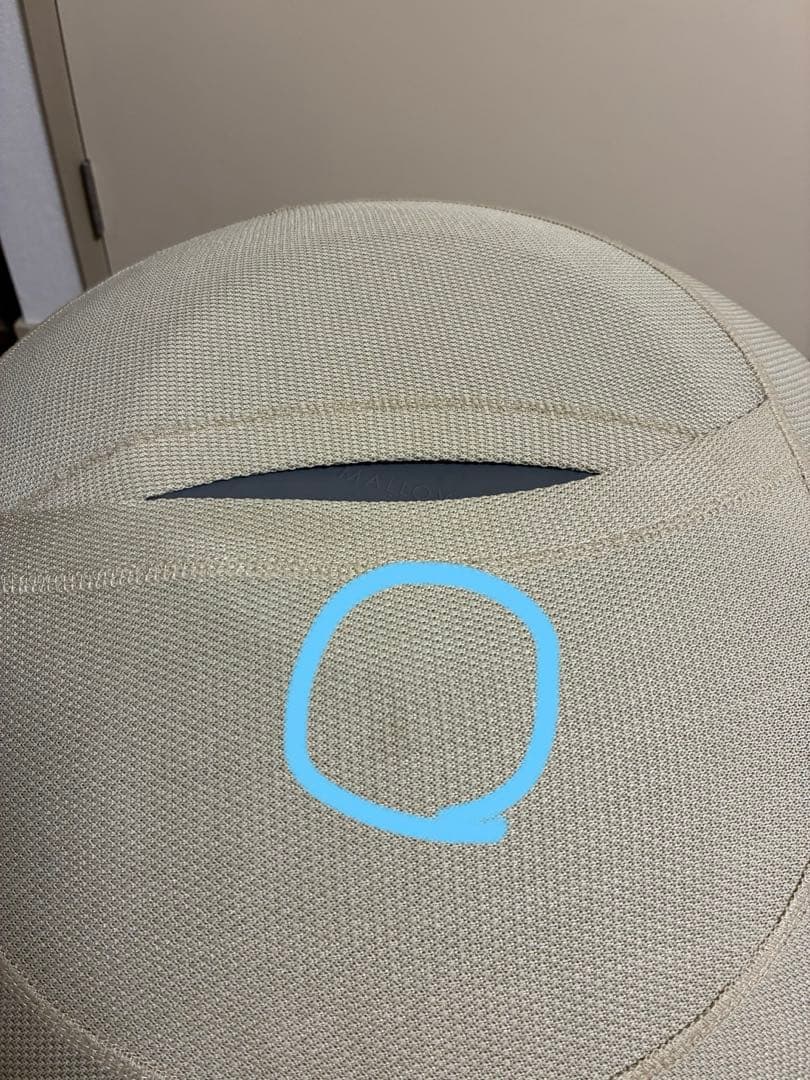 マロウ　mallow ニット　バランスボール　ベージュ