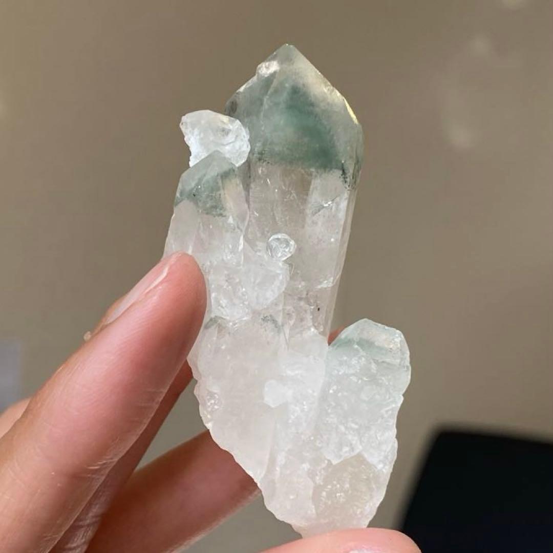 希少 ガネッシュヒマール 水晶 グリーンファントム 天然石 パワーストーン