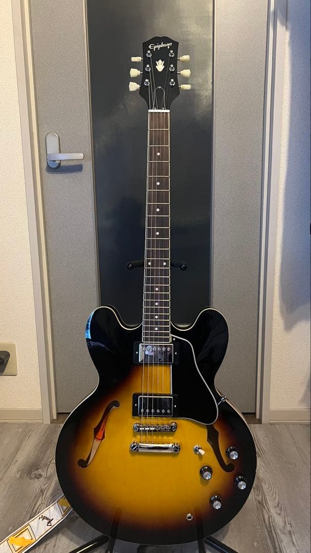 エピフォン ES-335 ストラップ イシバシギグバッグ付き