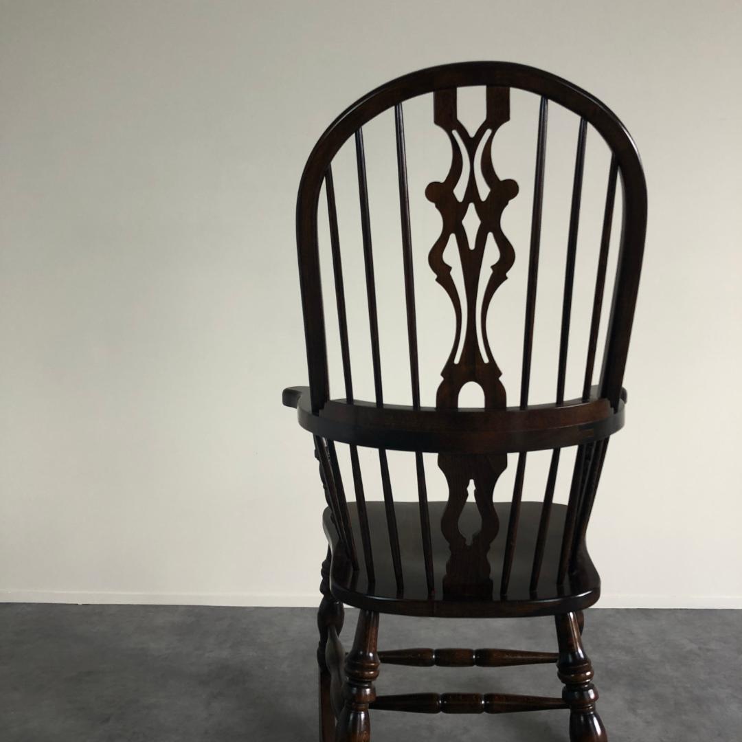 アンティーク　ボウバック　ロッキングチェア