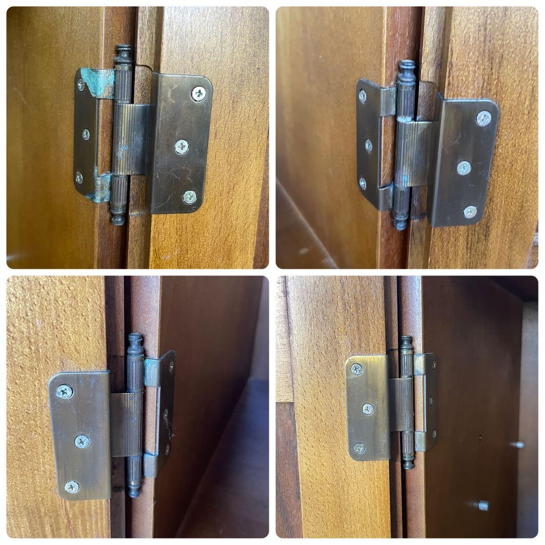 【希少】カリモク コロニアル ライティングビューロー デスク チェスト 木製