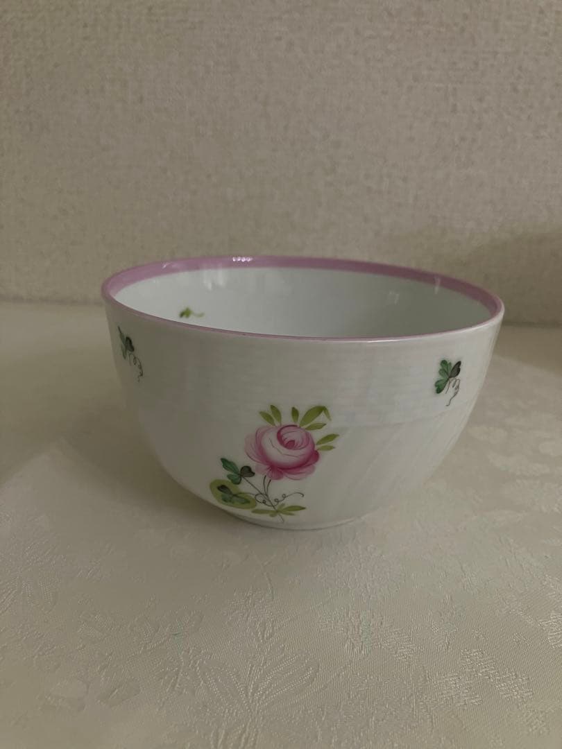 HEREND ヘレンド ウィーンの薔薇　ピンク　スラップボウル