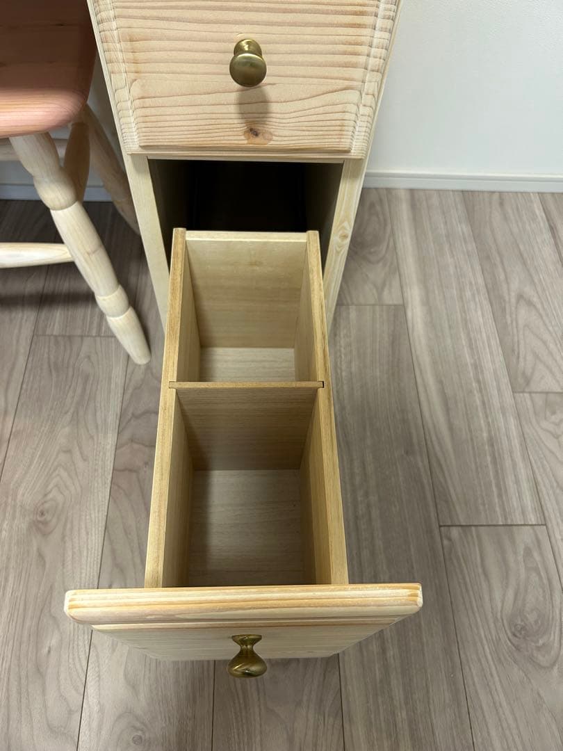 ‼️半額以下‼️ドレッサー 三面鏡 北欧 ピンク ナチュラル テーブル デスク 鏡台