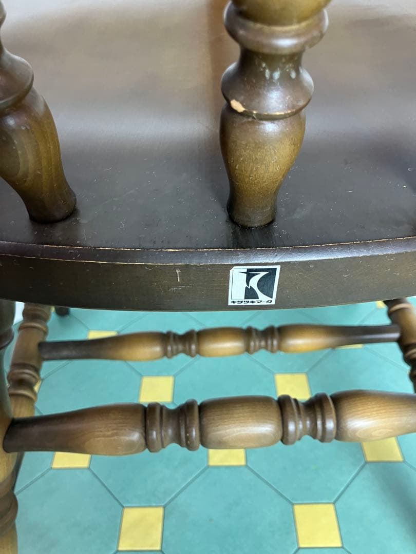 飛騨産業　キツツキ　ダイニングチェア　アームチェア　イス　椅子　チェア　①