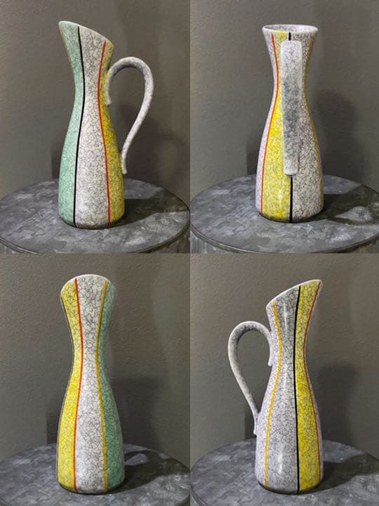 アンティーク ビンテージ 花瓶 フラワーベース デッドストック ラスタ 美品