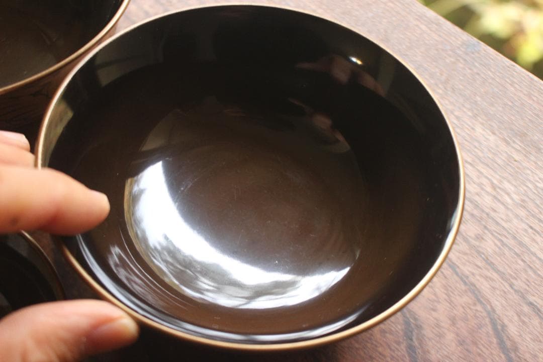 時代逸品！風情ある千筋糸目に極上桐花蒔絵の映えるお椀2点（検輪島塗懐石椀雑煮椀