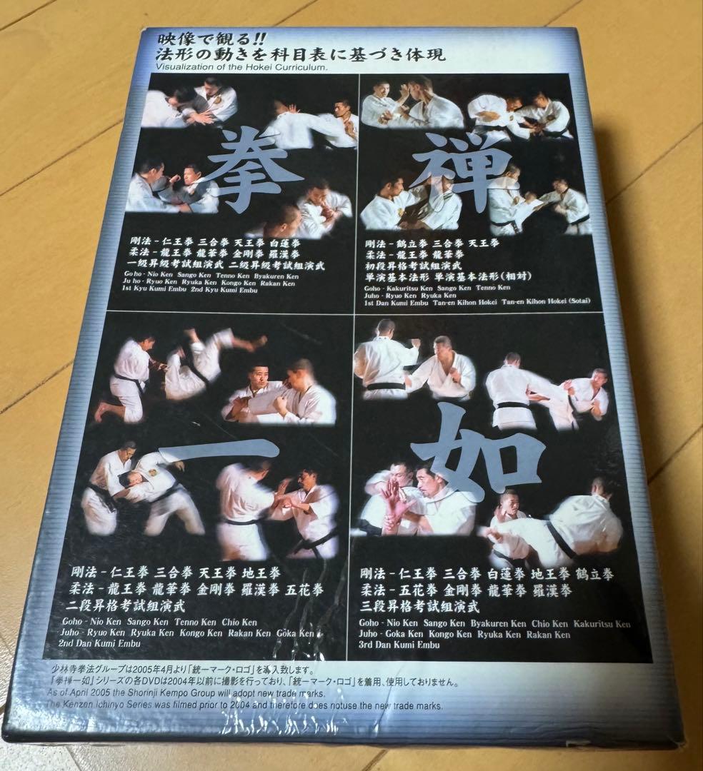 少林寺拳法 技術科目 拳禅一如 DVD レア