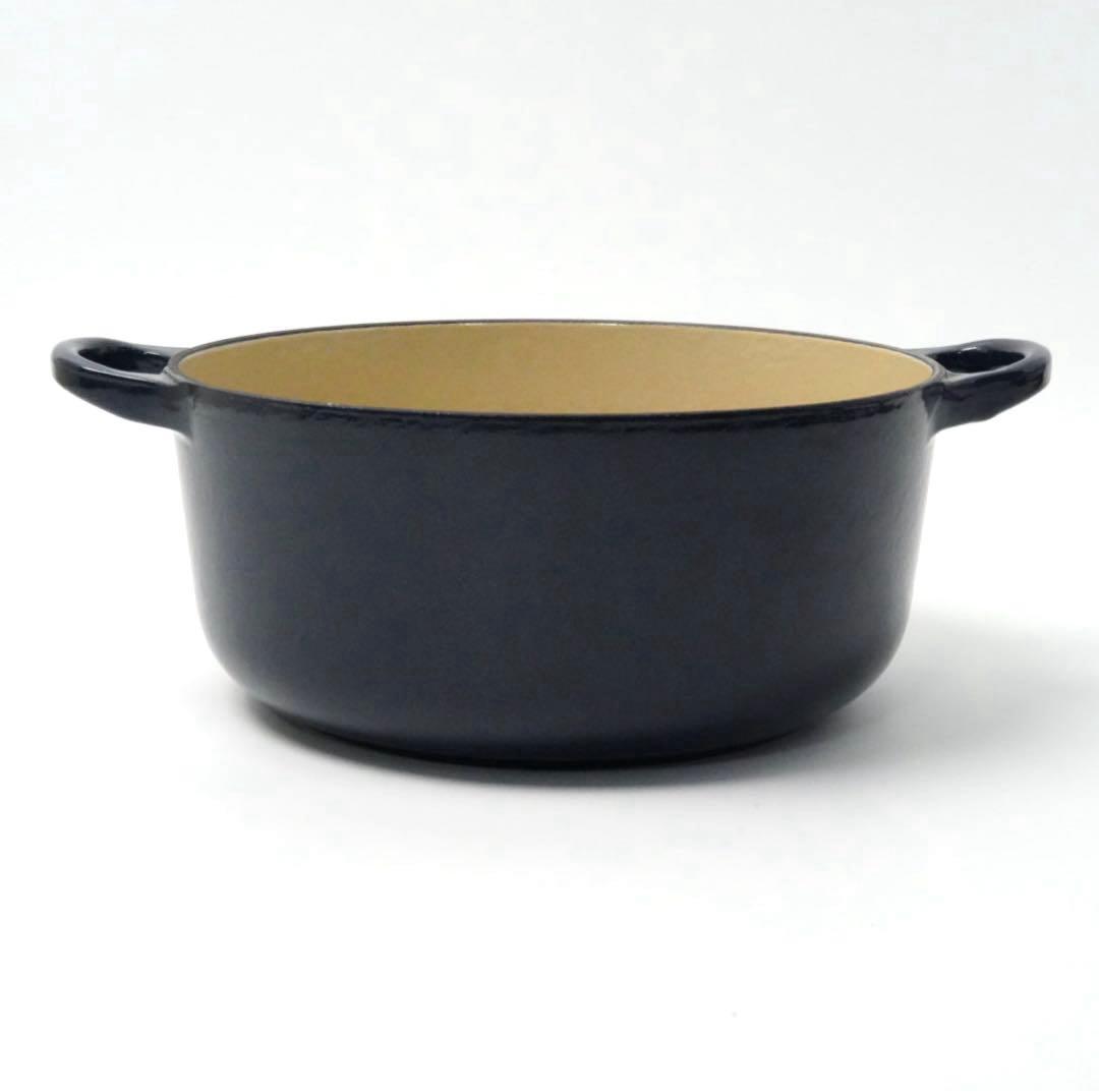 【新品】LE CREUSET　ココット ロンド ミッドナイトブルー　20cm