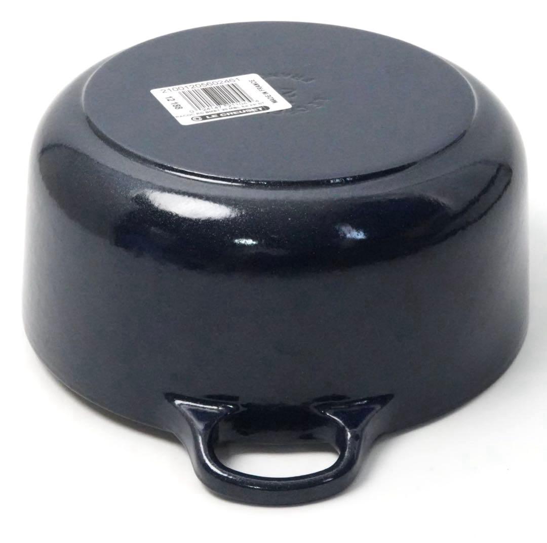 【新品】LE CREUSET　ココット ロンド ミッドナイトブルー　20cm