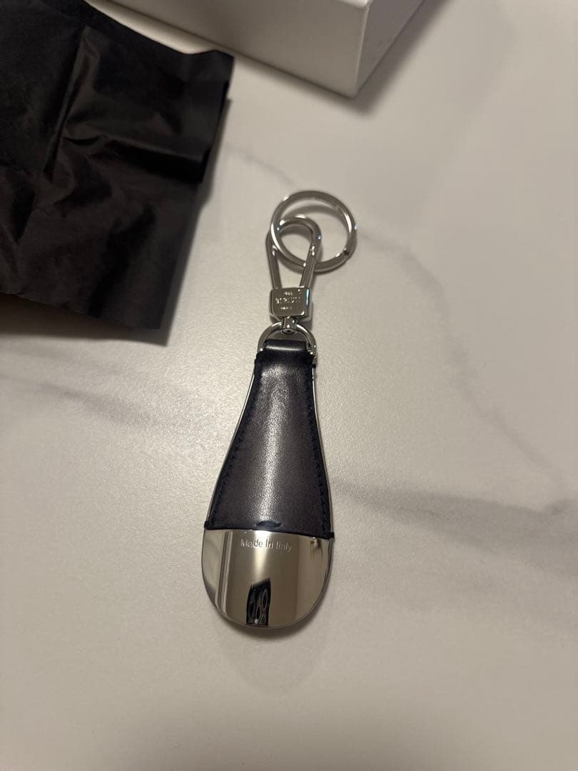 専用　ベルルッティフルスクリットレザー　シューホーン　キーホルダー