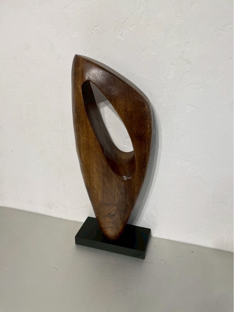 美品 BoConcept ボーコンセプト スカルプチャー オブジェ 置物 木製