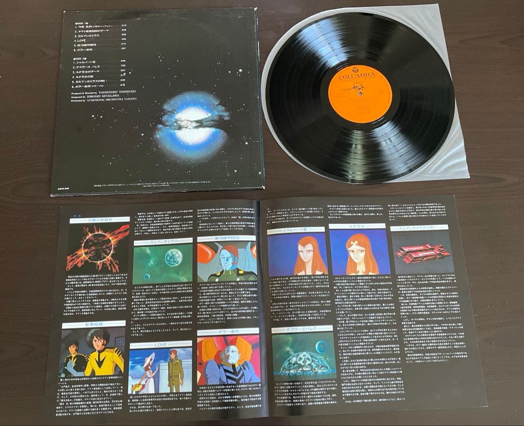 松本零士 レコード 銀河鉄道999 宇宙戦艦ヤマト サイボーグ999 ★ 8枚