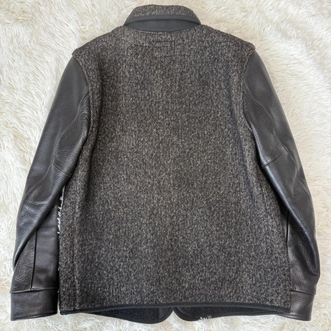 ios様✨COOTIE クーティ ビーチクロスジャケット M ウール レザー