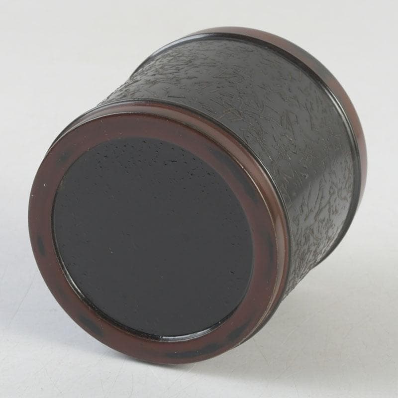 茶道具　田中健智作　金輪寺棗　茶器　共箱　V　9678