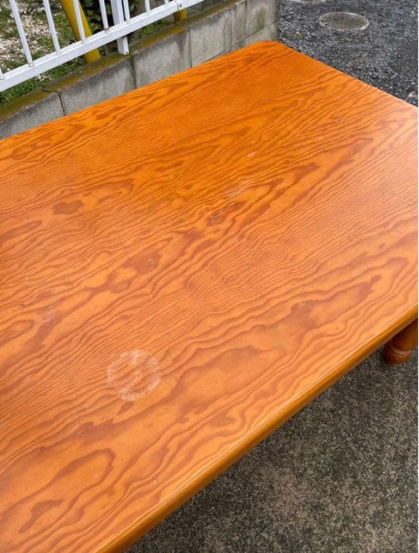 オールパイン　人気のカントリー　無垢材　ダイニングテーブル