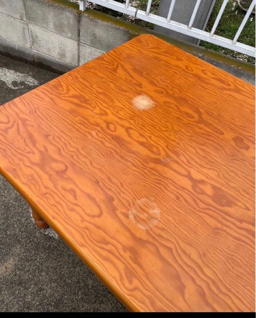 オールパイン　人気のカントリー　無垢材　ダイニングテーブル