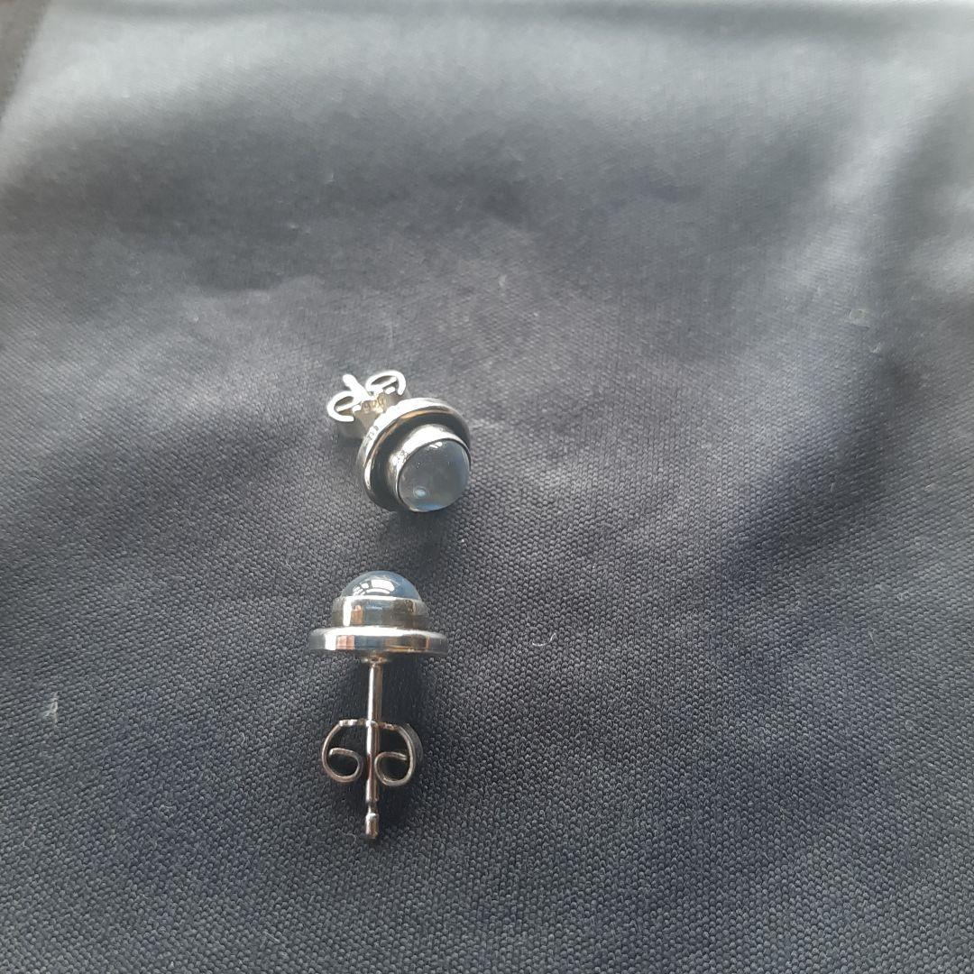 ジョージジェンセンのムーンストーンのシルバーピアス