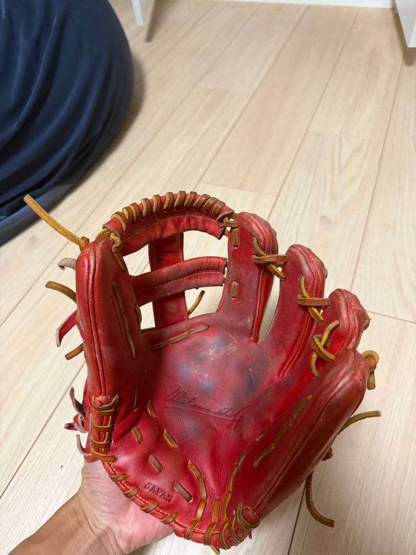 Wilson 硬式グローブ オレンジ